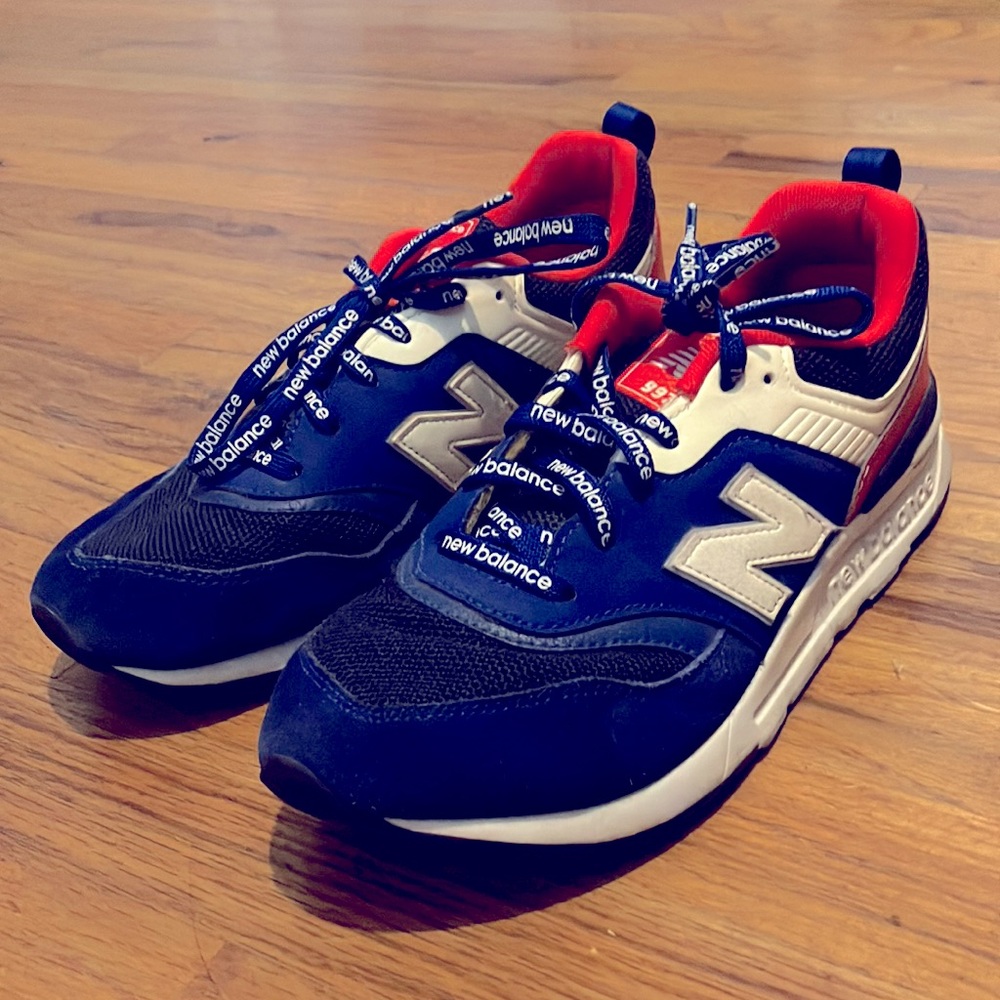 New Balance sneakers - red white and blue